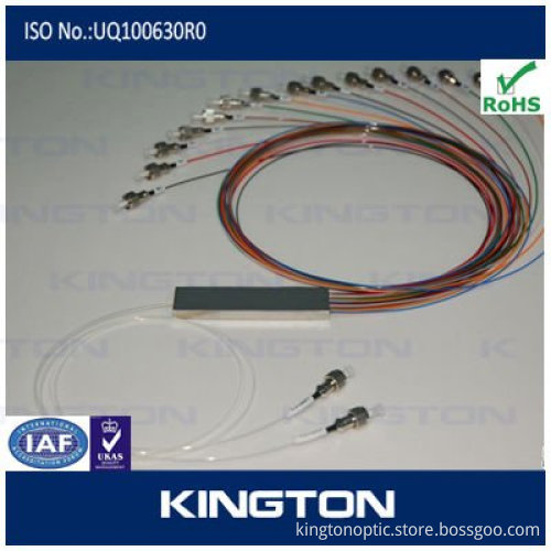 1*2 ,1*4 ,1*8 ,1*16,1*32,1*64 Bare Fiber Optic PLC Splitter